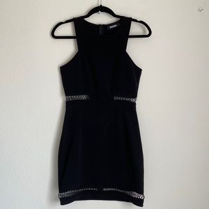 Misguided black mini dress